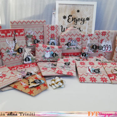 Calendrier de l’avent à offrir – DT Sagapo Scrap