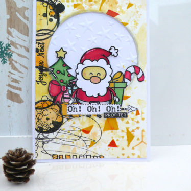 Carte Oh! Oh! Oh! pour Miaoups Créations