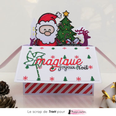 TUTO Carte 3D Magique Noël pour Miaoups Créations