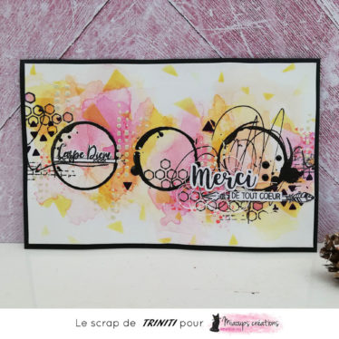 Carte Merci pour Miaoups Créations