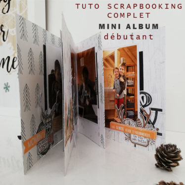 Reliure dos à dos, mini album cocooning TUTO VIDEO