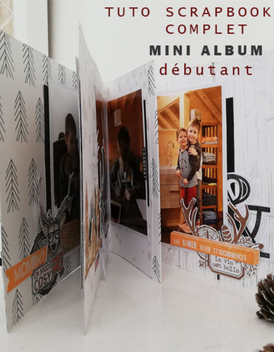 Vidéo - Cours de mini-album scrapbooking - Scrapbooking