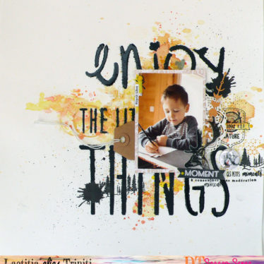 Enjoy the little things pour Sagapo Scrap