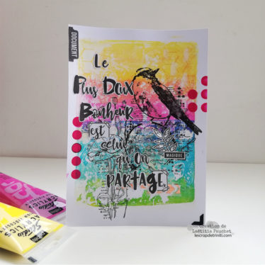 Fond gel press : Le plus doux bonheur