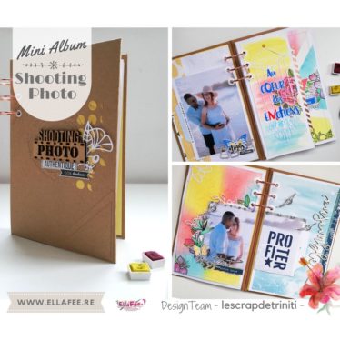 Reliure triple anneaux : Mini album Shooting photo